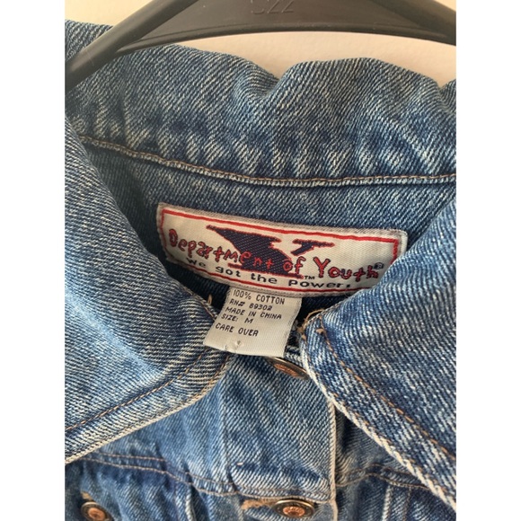 Department of Youth Cotton Laced Jean Jacket - Picture 3 of 6